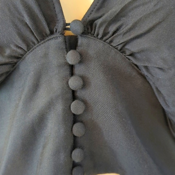 Zara Buttoned Front Crop Top - Picture 11 of 16